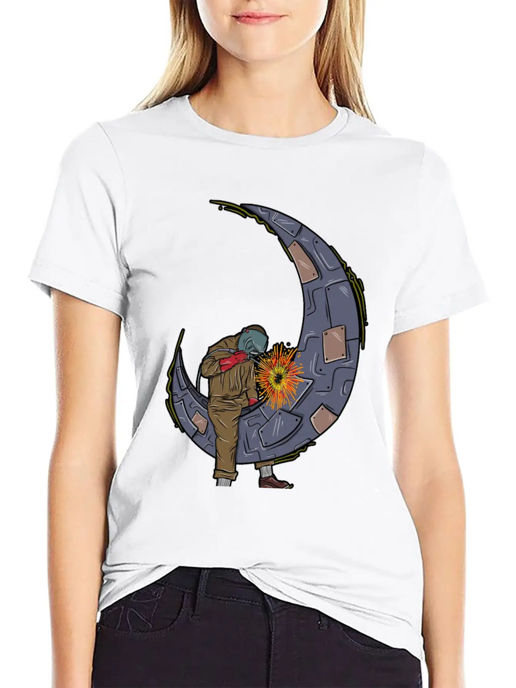Metal Welder Classic Cotton Tee – Unisex Comfort For Any Season