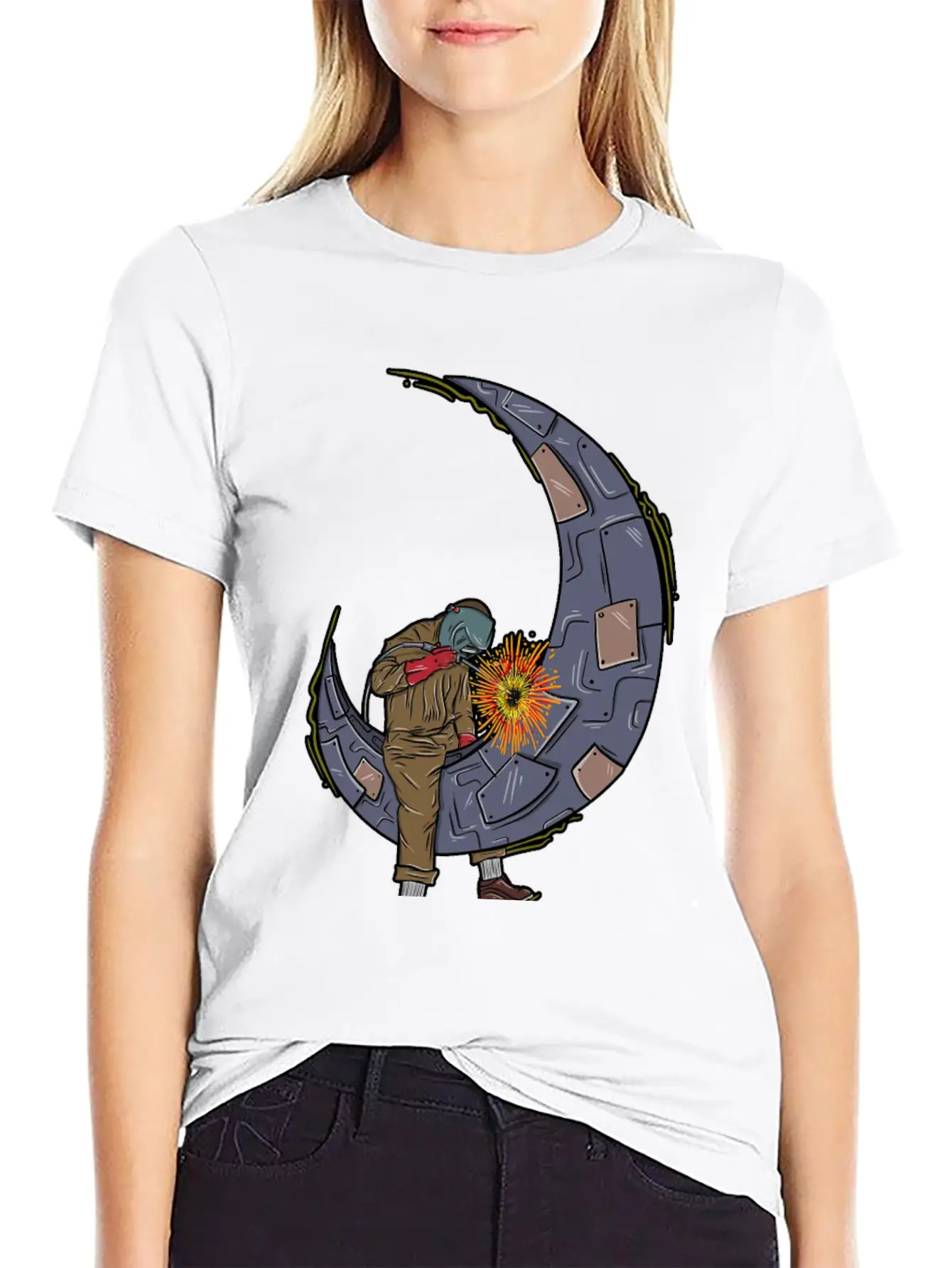 Metal Welder Classic Cotton Tee – Unisex Comfort For Any Season
