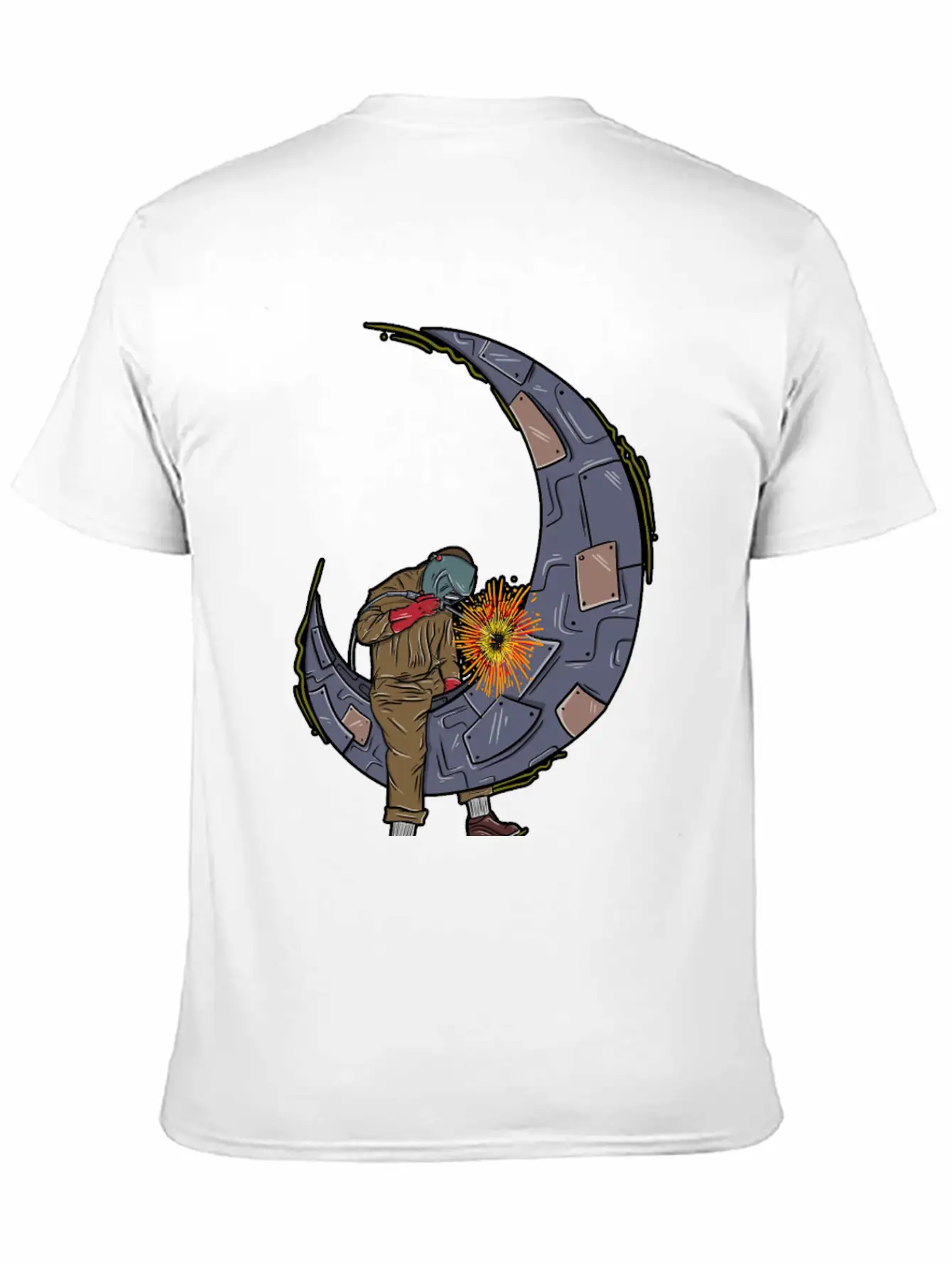 Metal Welder Classic Cotton Tee – Unisex Comfort For Any Season