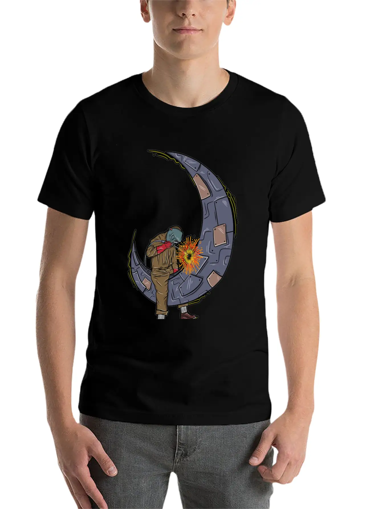 Metal Welder Classic Cotton Tee – Unisex Comfort For Any Season