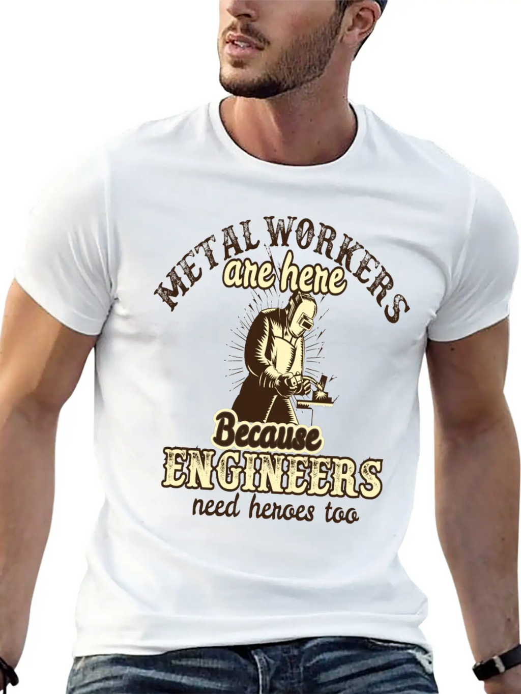 Metal Workers Engineers Metal Workers Engineers Breathable Graphic T-Shirt – Perfect For Casual Days
