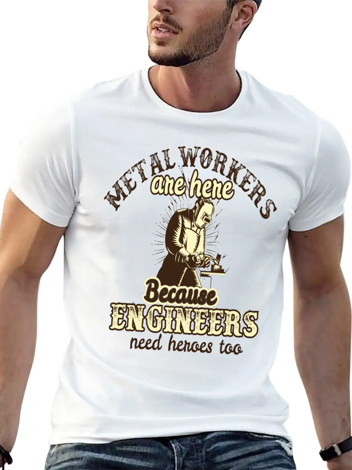Metal Workers Engineers Metal Workers Engineers Breathable Graphic T-Shirt – Perfect For Casual Days