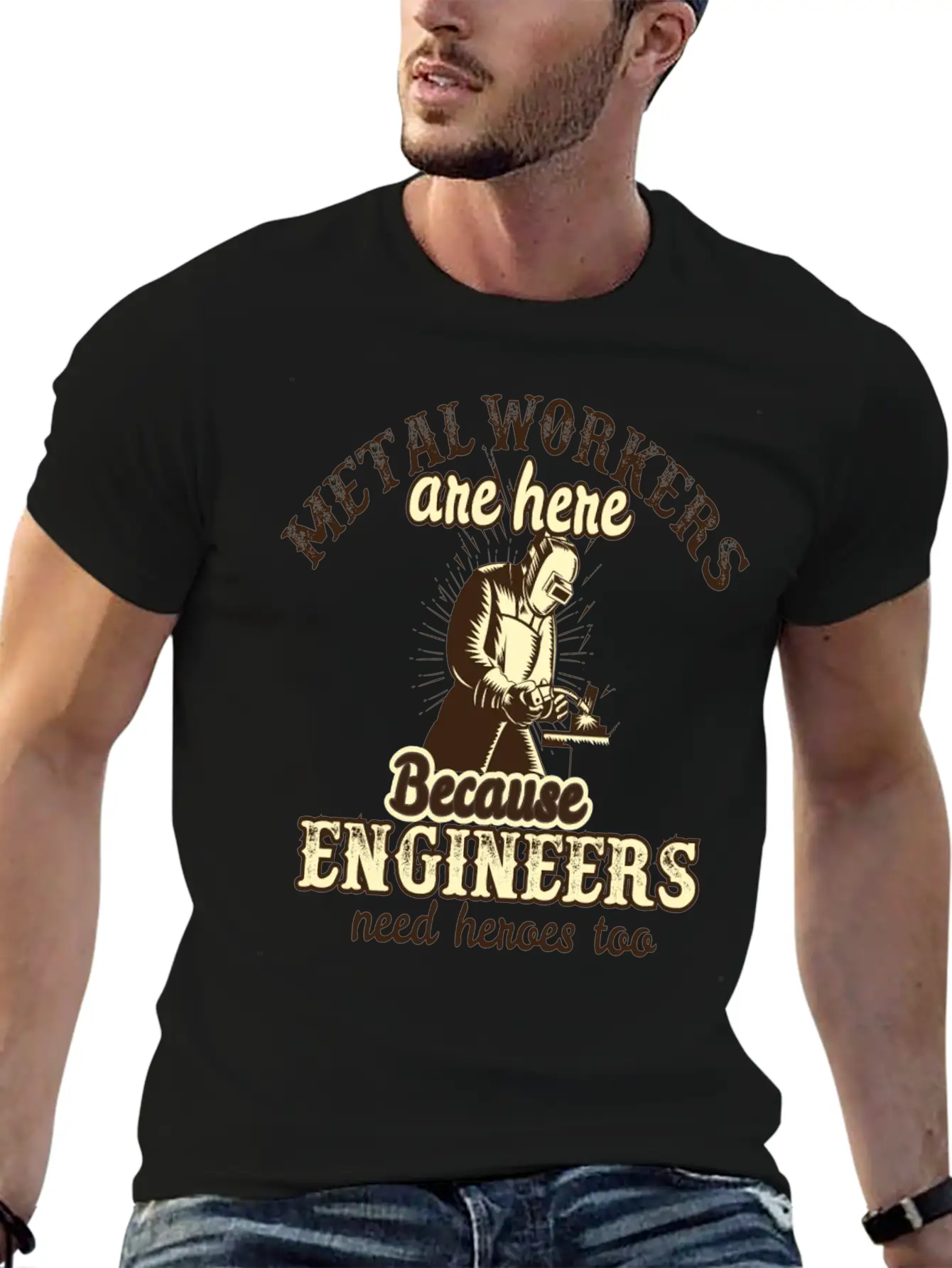 Metal Workers Engineers Metal Workers Engineers Breathable Graphic T-Shirt – Perfect For Casual Days