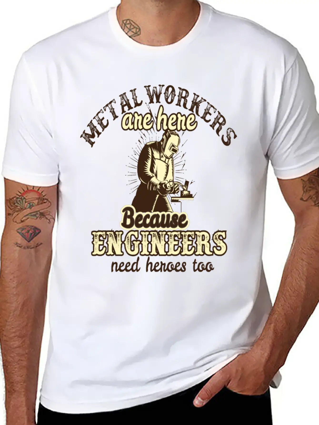 Metal Workers Engineers Metal Workers Engineers Breathable Graphic T-Shirt – Perfect For Casual Days