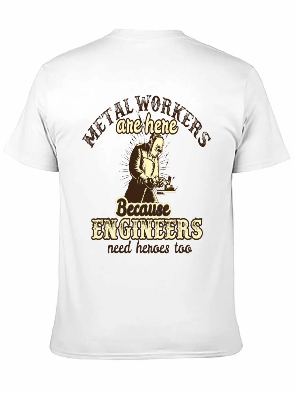 Metal Workers Engineers Metal Workers Engineers Breathable Soft Cotton T-Shirt – Timeless Casual Look