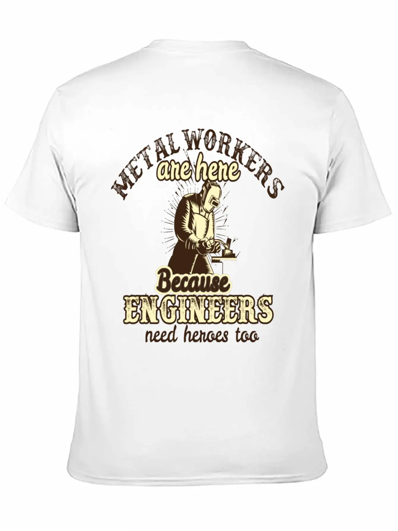 Metal Workers Engineers Metal Workers Engineers Breathable Soft Cotton T-Shirt – Timeless Casual Look