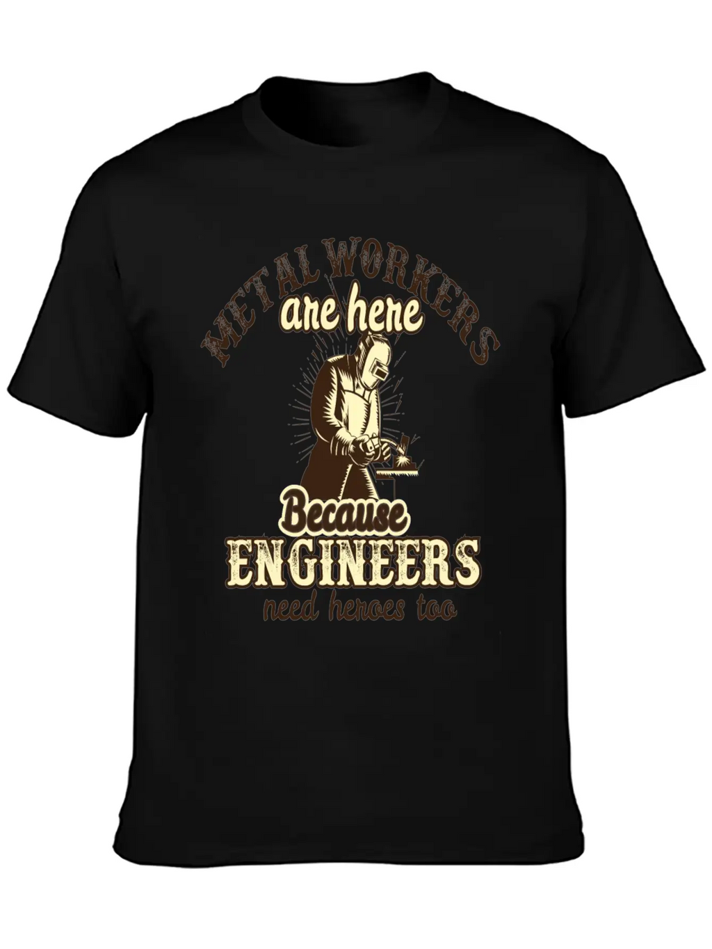 Metal Workers Engineers Metal Workers Engineers Breathable Soft Cotton T-Shirt – Timeless Casual Look