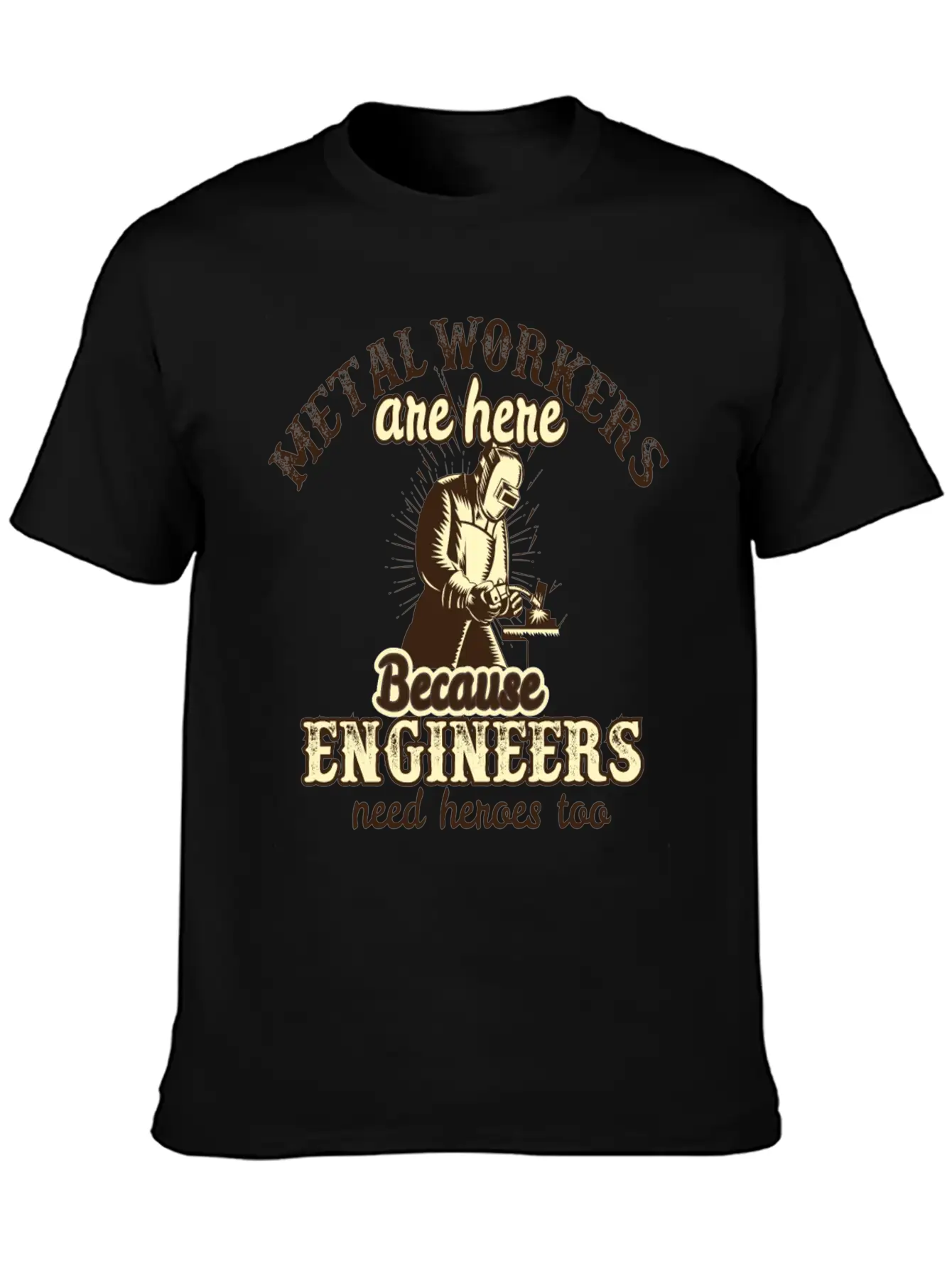 Metal Workers Engineers Metal Workers Engineers Breathable Soft Cotton T-Shirt – Timeless Casual Look