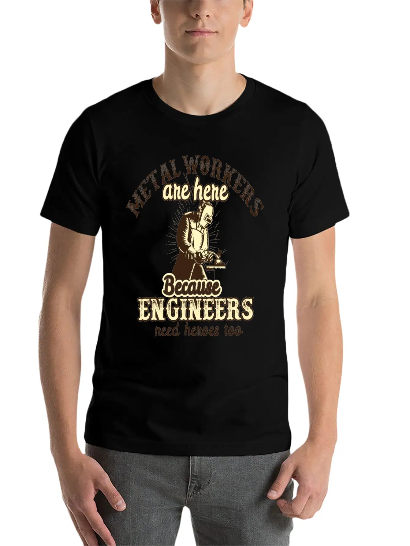 Metal Workers Engineers Metal Workers Engineers Breathable Soft Cotton T-Shirt – Timeless Casual Look