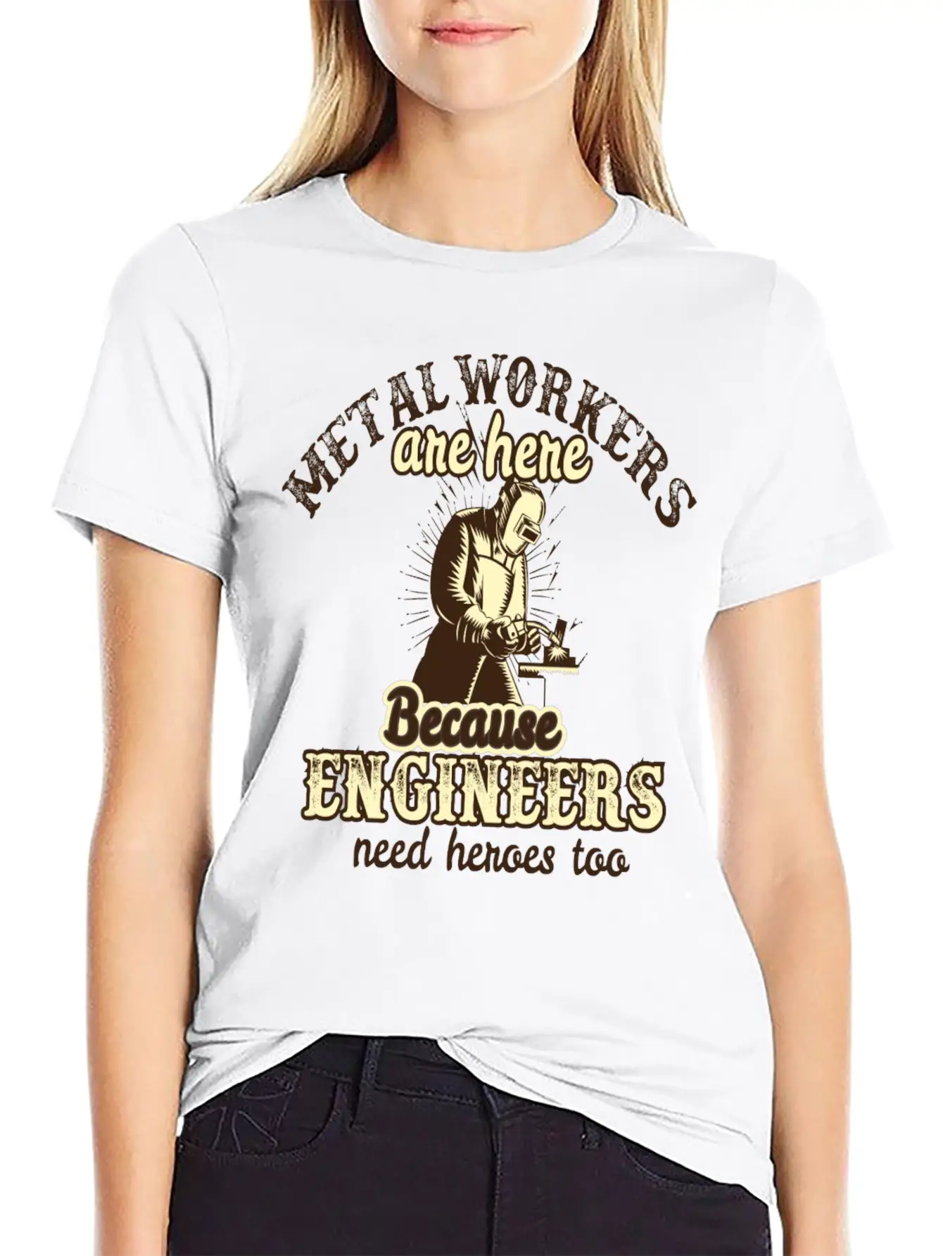 Metal Workers Engineers Metal Workers Engineers Breathable Soft Cotton T-Shirt – Timeless Casual Look
