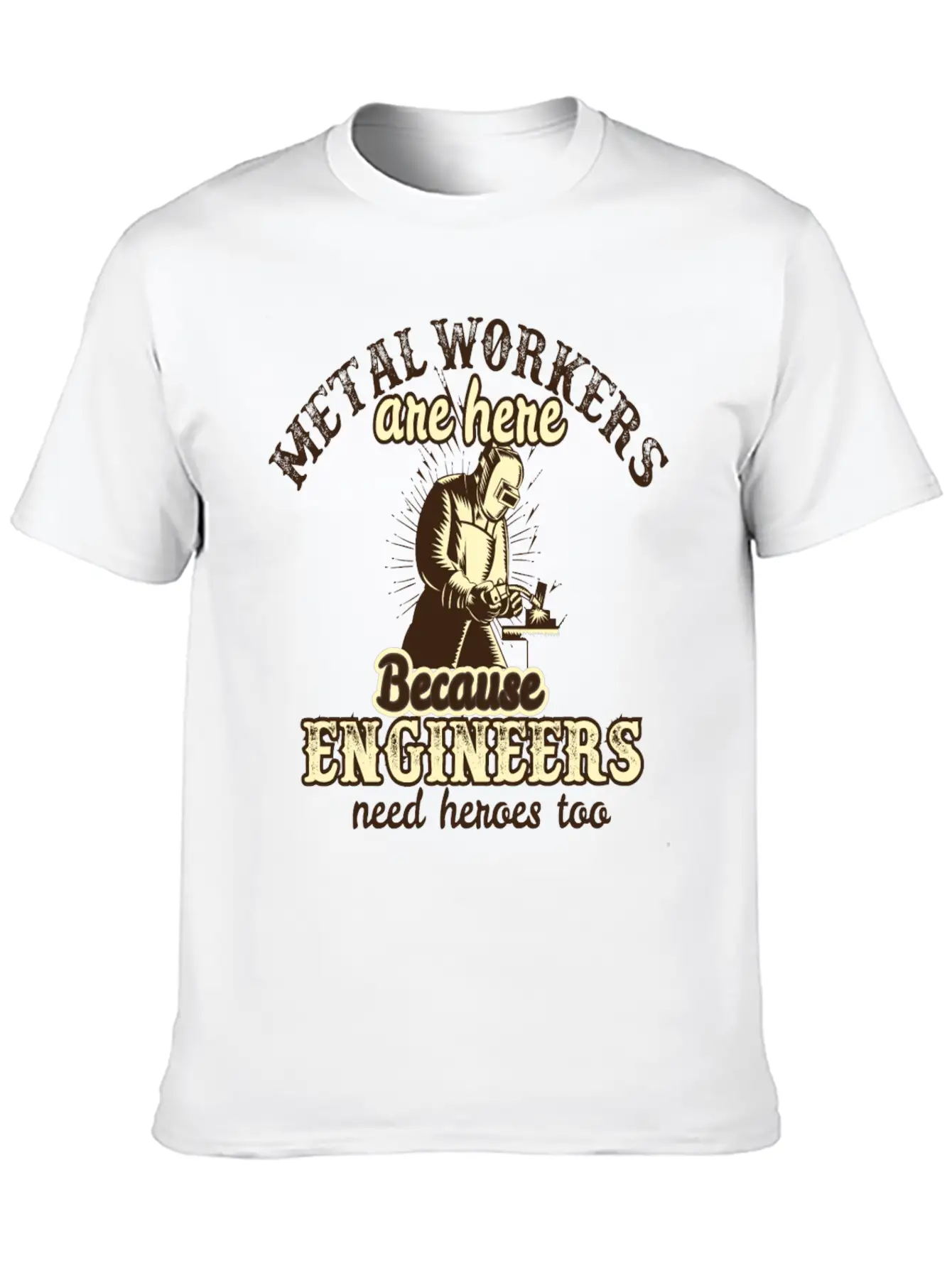 Metal Workers Engineers Metal Workers Engineers Breathable Soft Cotton T-Shirt – Timeless Casual Look