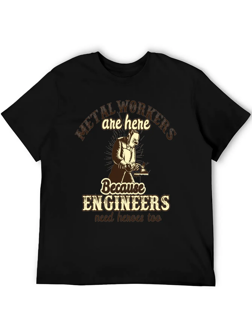 Metal Workers Engineers Metal Workers Engineers Breathable Soft Cotton T-Shirt – Timeless Casual Look