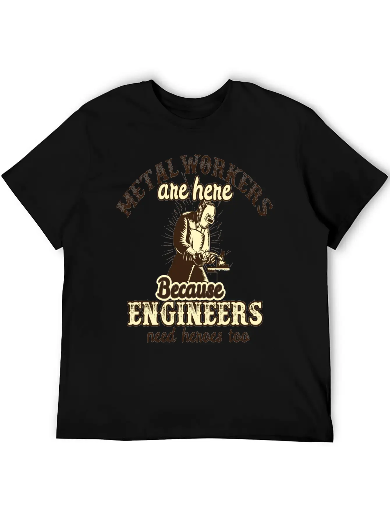 Metal Workers Engineers Metal Workers Engineers Breathable Soft Cotton T-Shirt – Timeless Casual Look
