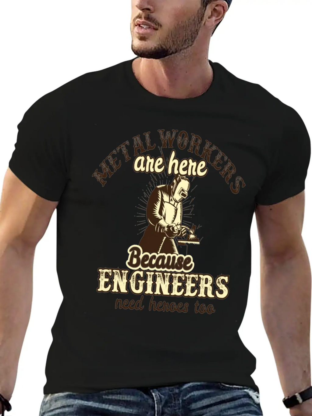 Metal Workers Engineers Metal Workers Engineers Breathable Soft Cotton T-Shirt – Timeless Casual Look