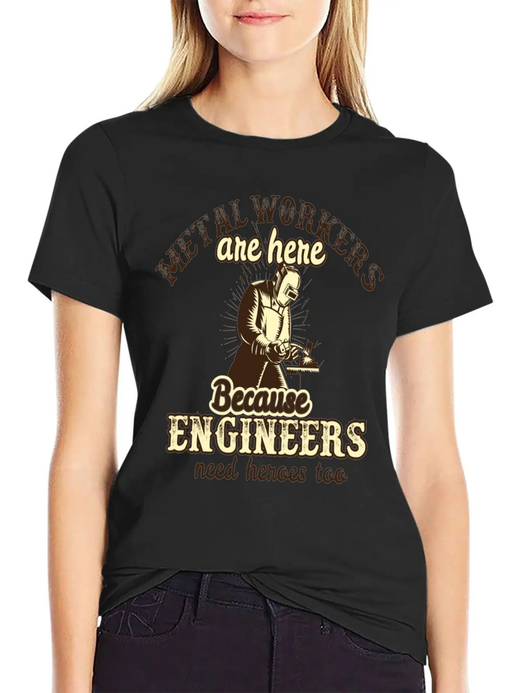 Metal Workers Engineers Metal Workers Engineers Breathable Soft Cotton T-Shirt – Timeless Casual Look