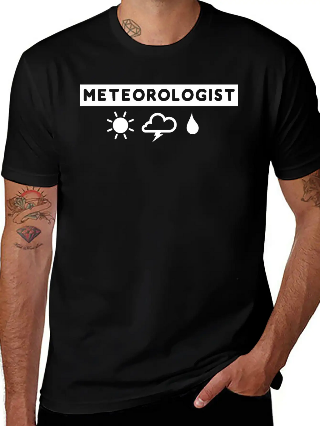 Meteorologist Weather Meteorology Job Forecast Relaxed Everyday Tee – Lightweight And Durable Cotton