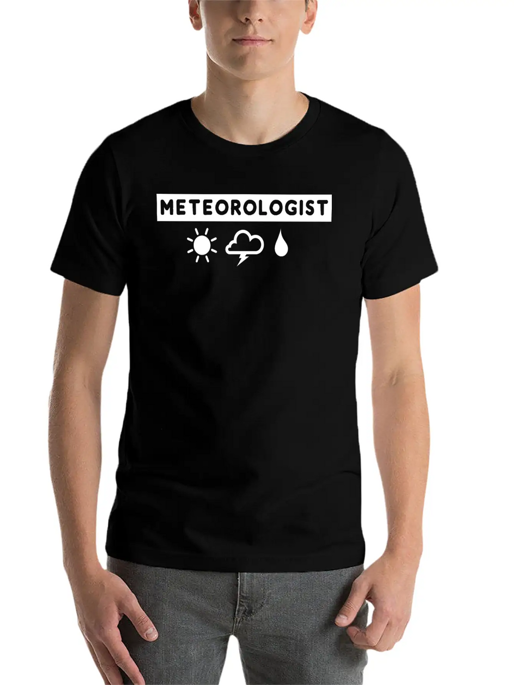 Meteorologist Weather Meteorology Job Forecast Relaxed Everyday Tee – Lightweight And Durable Cotton