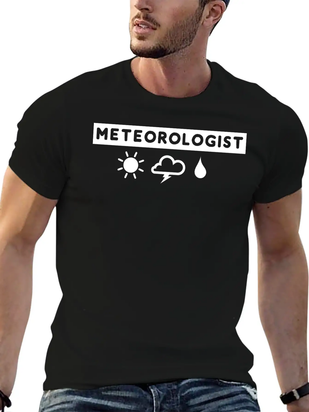 Meteorologist Weather Meteorology Job Forecast Relaxed Everyday Tee – Lightweight And Durable Cotton