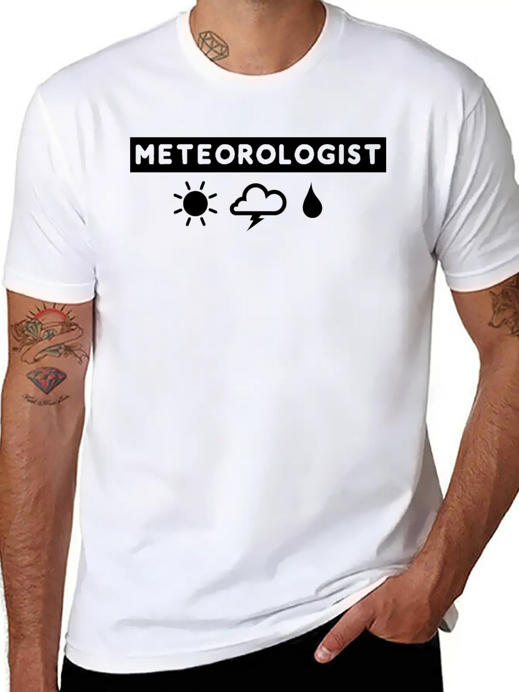 Meteorologist Weather Meteorology Job Forecast Relaxed Everyday Tee – Lightweight And Durable Cotton