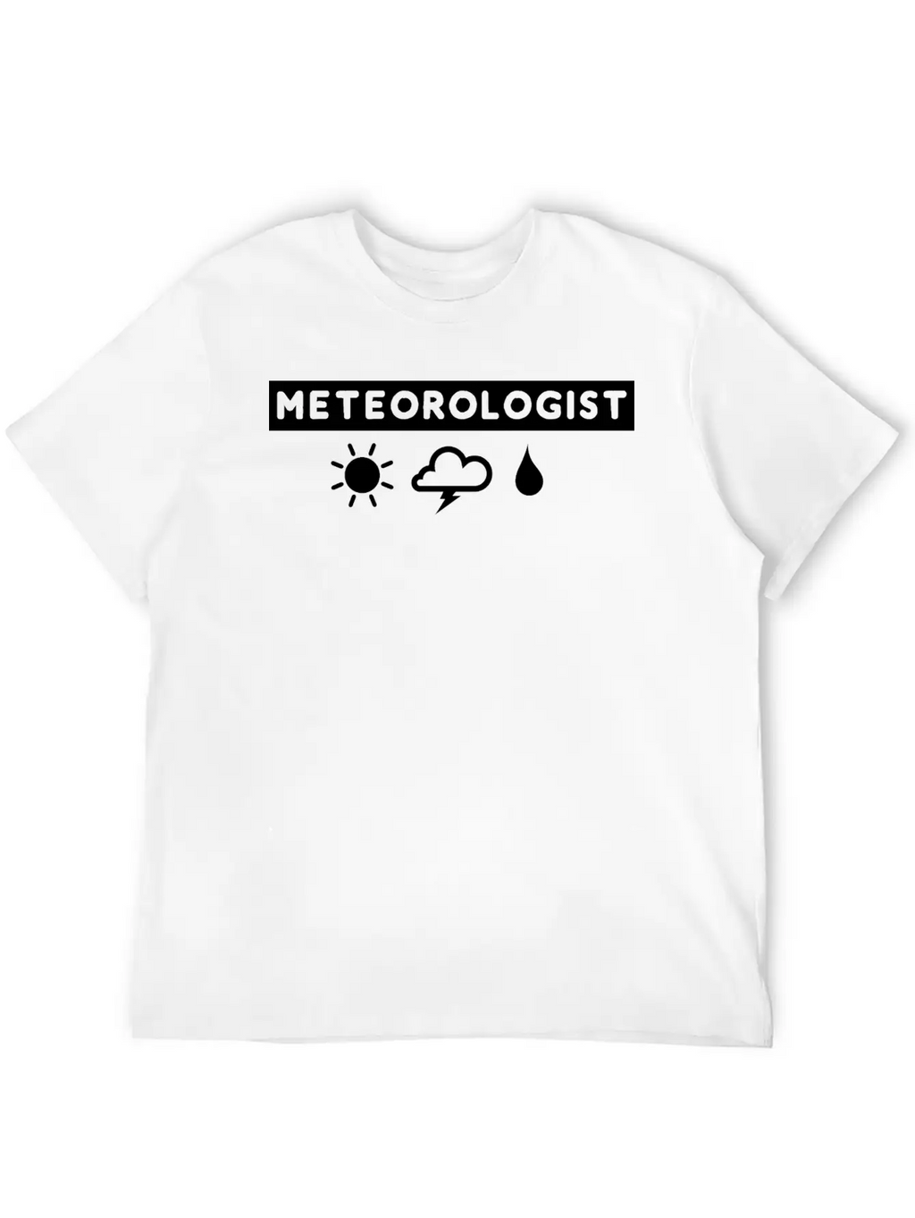 Meteorologist Weather Meteorology Job Forecast Relaxed Everyday Tee – Lightweight And Durable Cotton