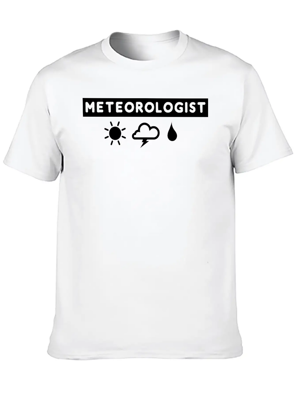 Meteorologist Weather Meteorology Job Forecast Relaxed Everyday Tee – Lightweight And Durable Cotton