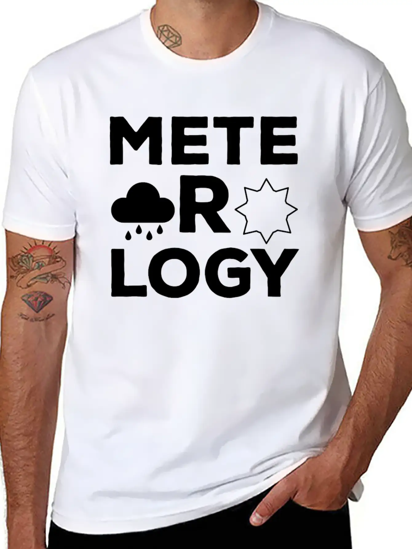 Meteorology Forecast Meteorologist Weather Job Timeless Short Sleeve Tee – Comfy And Minimalist Design