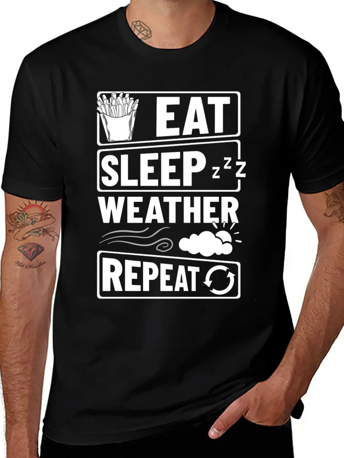 Meteorology Weatherman Weather Forecast Day Breathable Graphic T-Shirt – Perfect For Casual Days