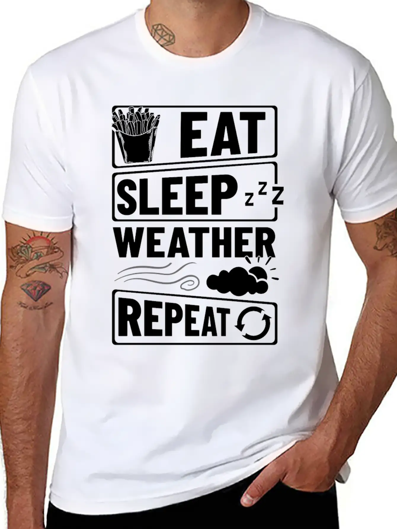 Meteorology Weatherman Weather Forecast Day Breathable Graphic T-Shirt – Perfect For Casual Days