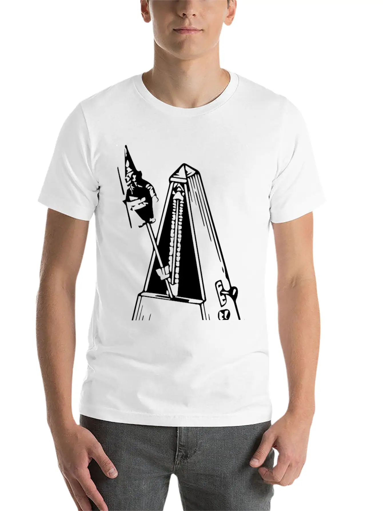 Metrognome Musical Metronome Timeless Short Sleeve Tee – Comfy And Minimalist Design