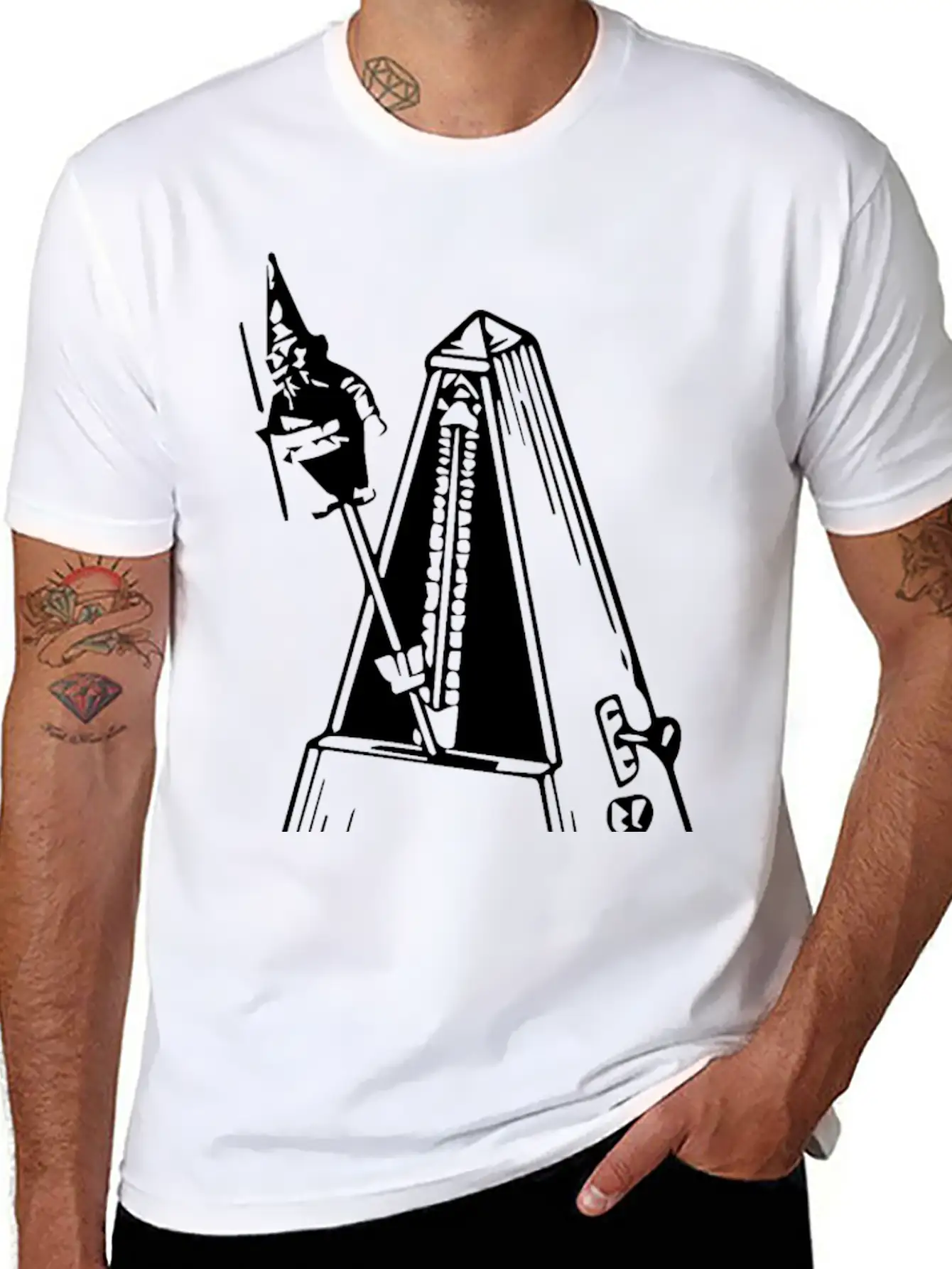 Metrognome Musical Metronome Timeless Short Sleeve Tee – Comfy And Minimalist Design