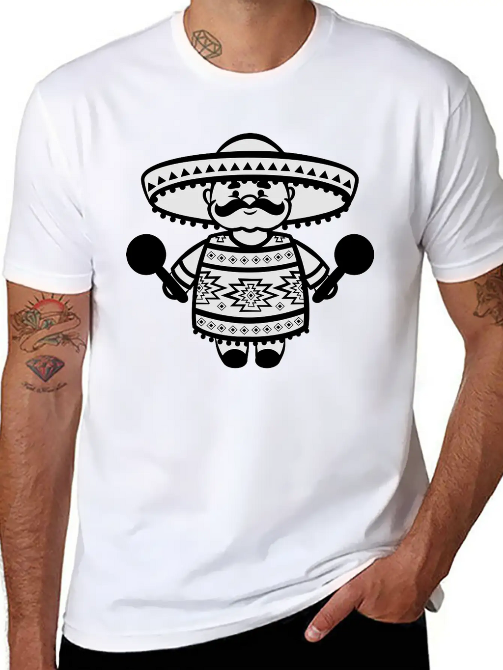 Mexican Breathable Graphic T-Shirt – Perfect For Casual Days