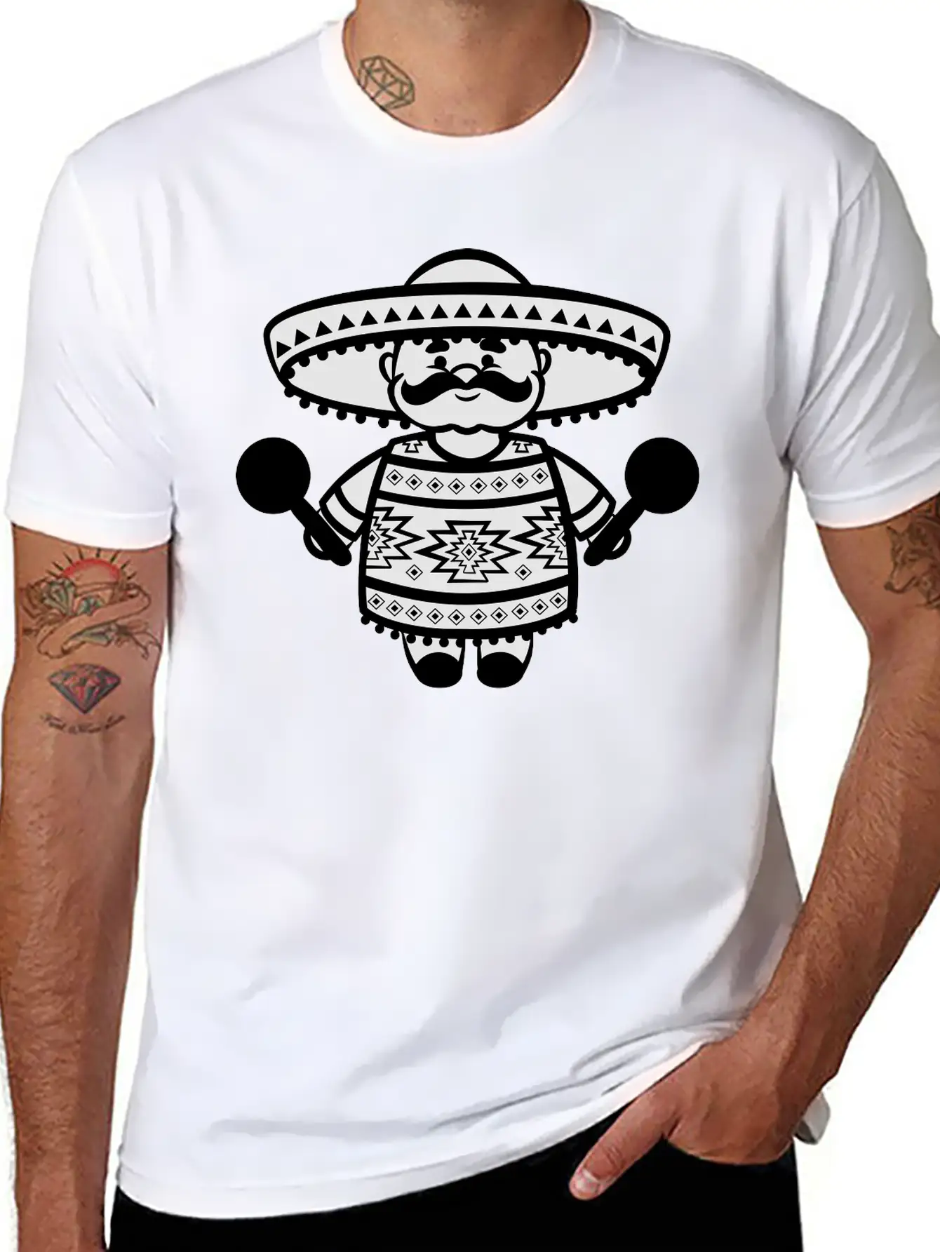 Mexican Breathable Graphic T-Shirt – Perfect For Casual Days