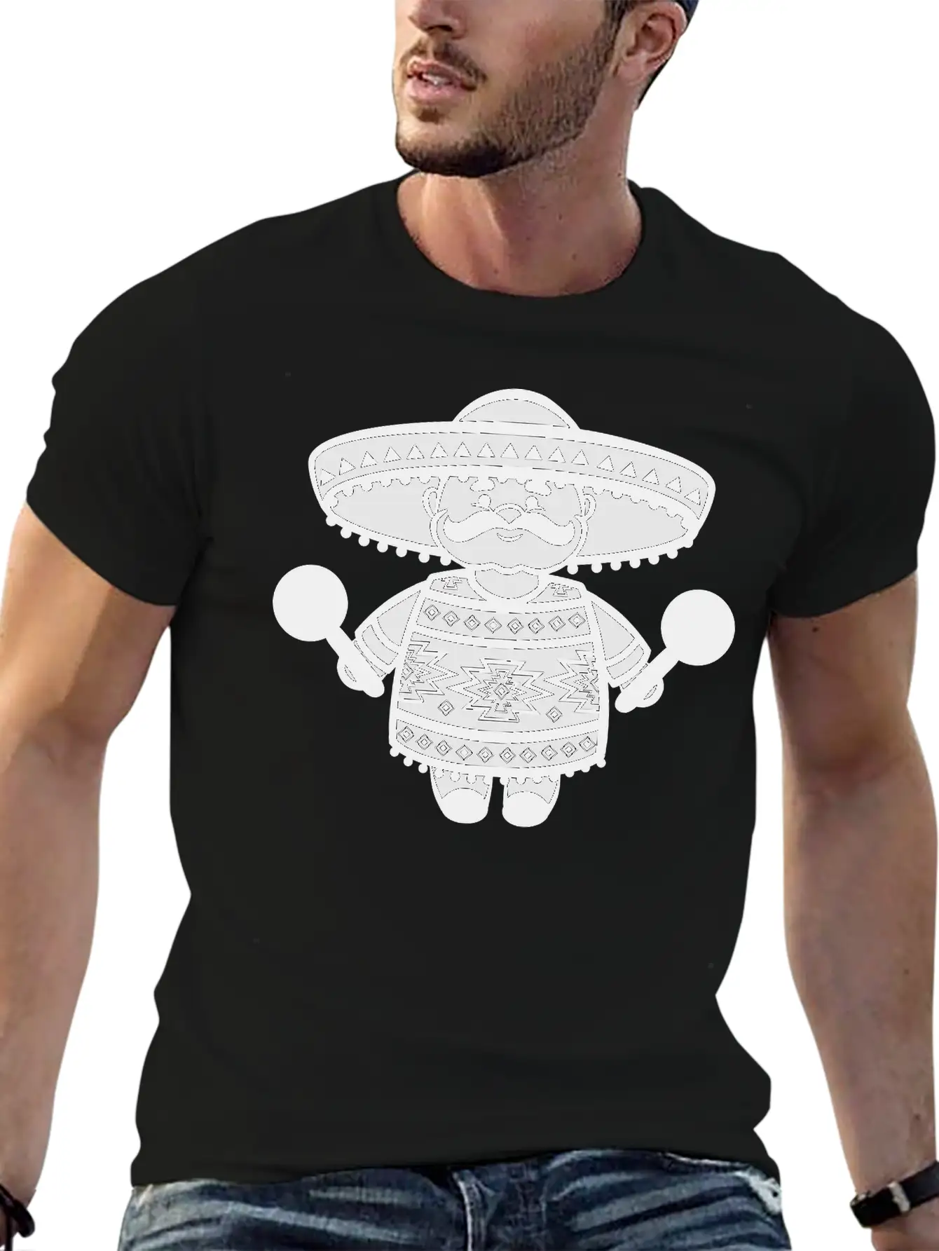 Mexican Breathable Graphic T-Shirt – Perfect For Casual Days