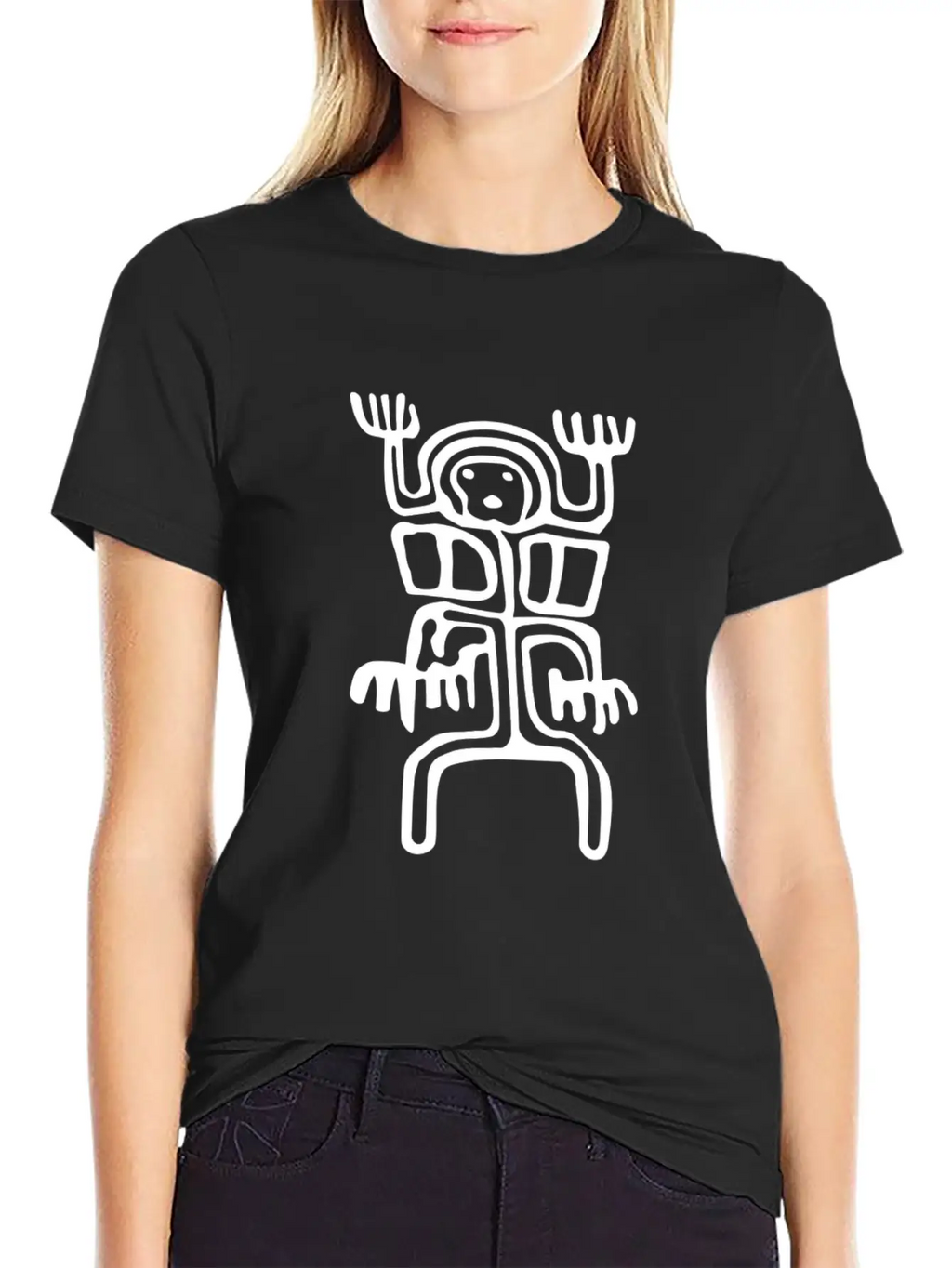 Mexican Person Ancient Tribal Art Tribe Floral Classic Cotton Tee – Unisex Comfort For Any Season