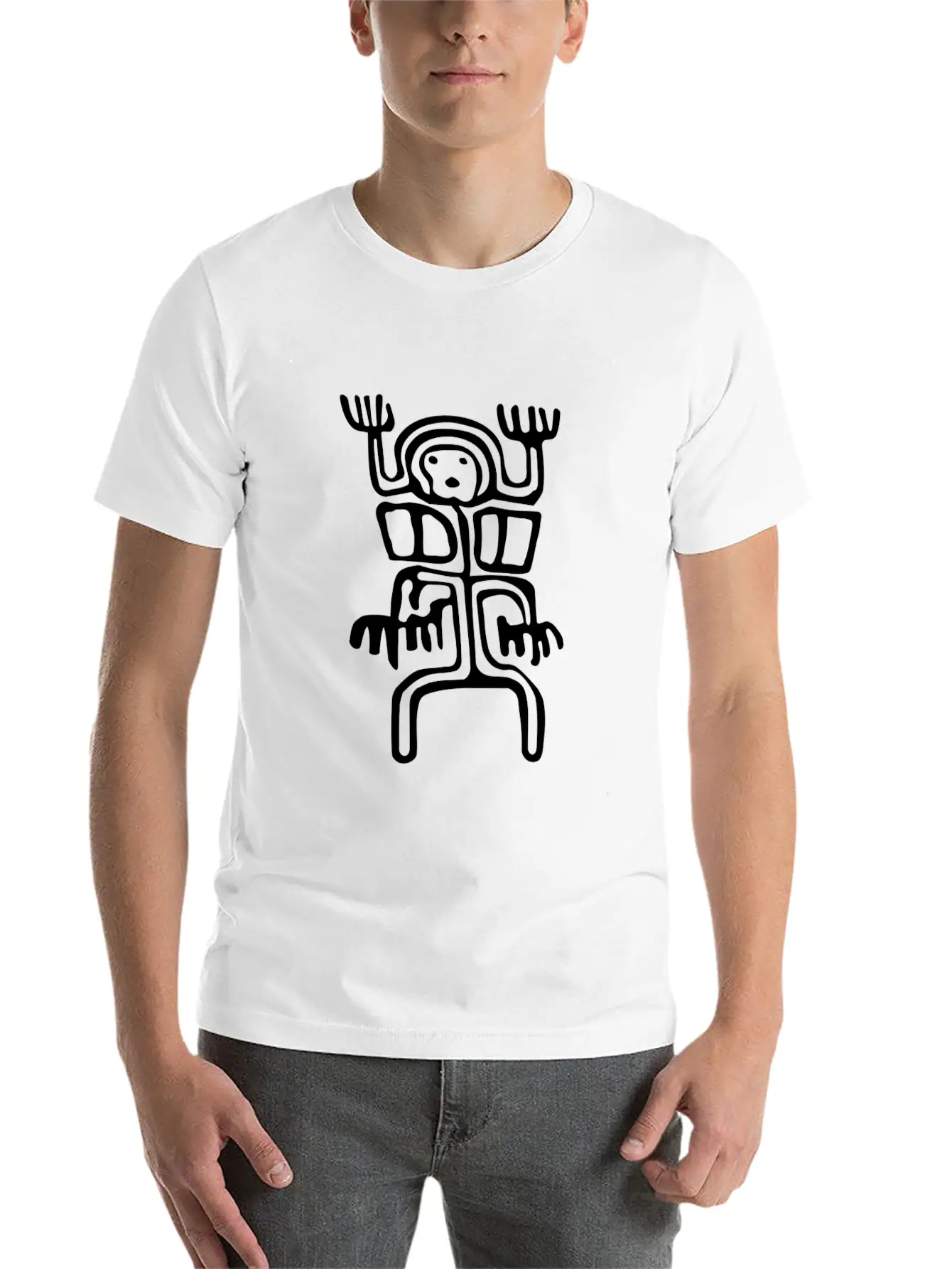 Mexican Person Ancient Tribal Art Tribe Floral Classic Cotton Tee – Unisex Comfort For Any Season