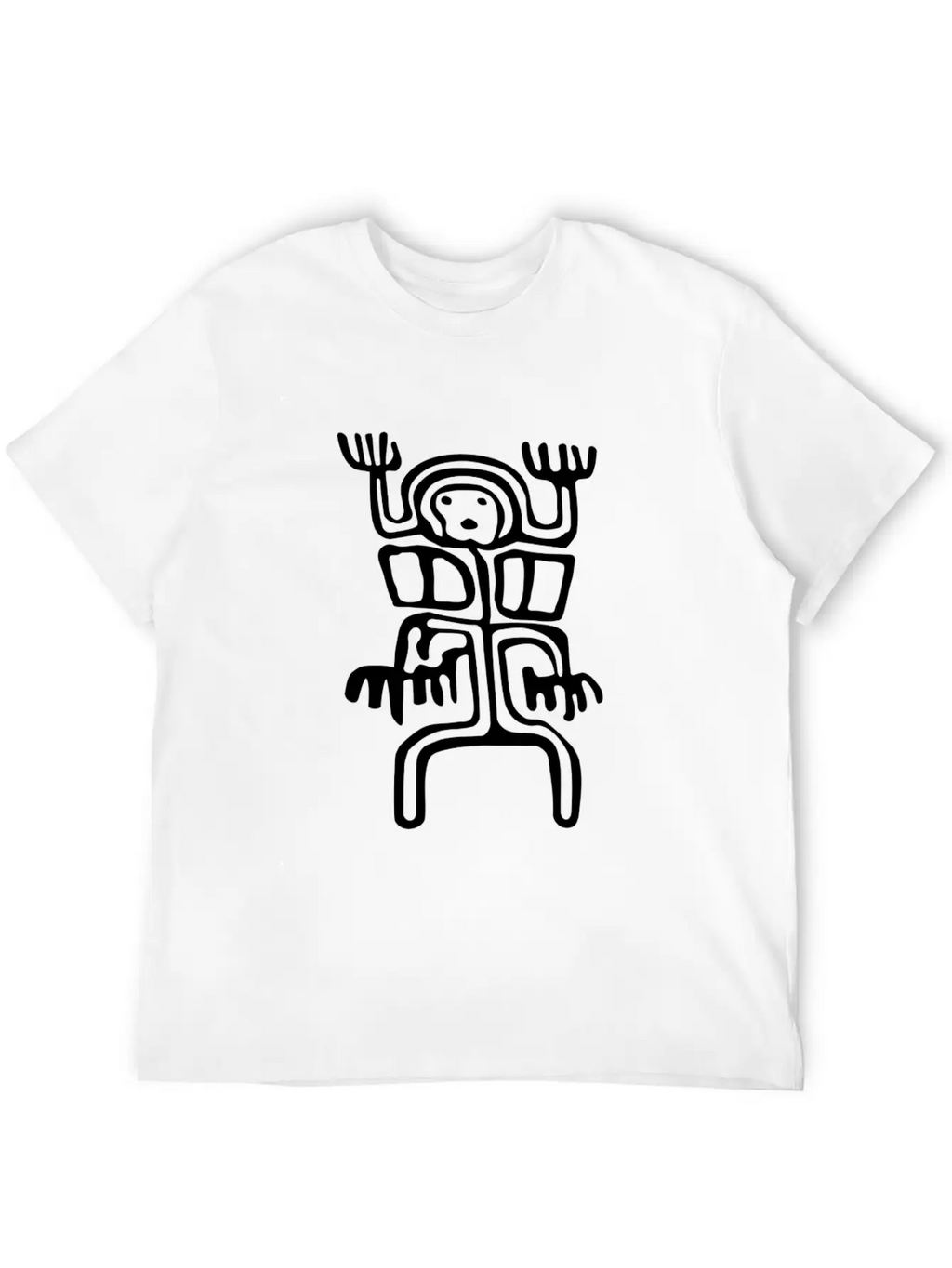 Mexican Person Ancient Tribal Art Tribe Floral Classic Cotton Tee – Unisex Comfort For Any Season