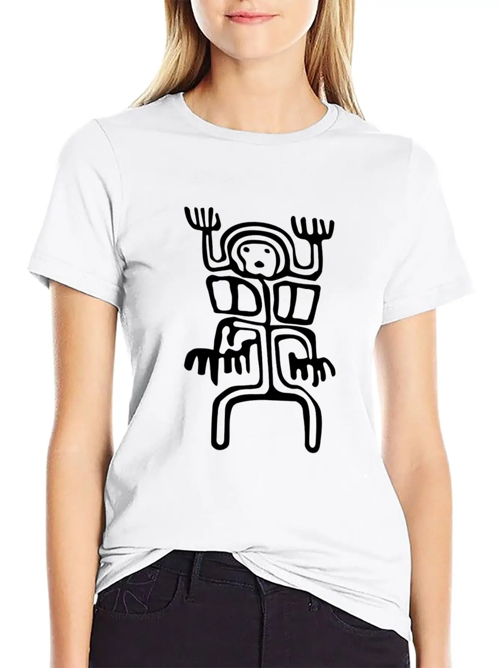 Mexican Person Ancient Tribal Art Tribe Floral Classic Cotton Tee – Unisex Comfort For Any Season