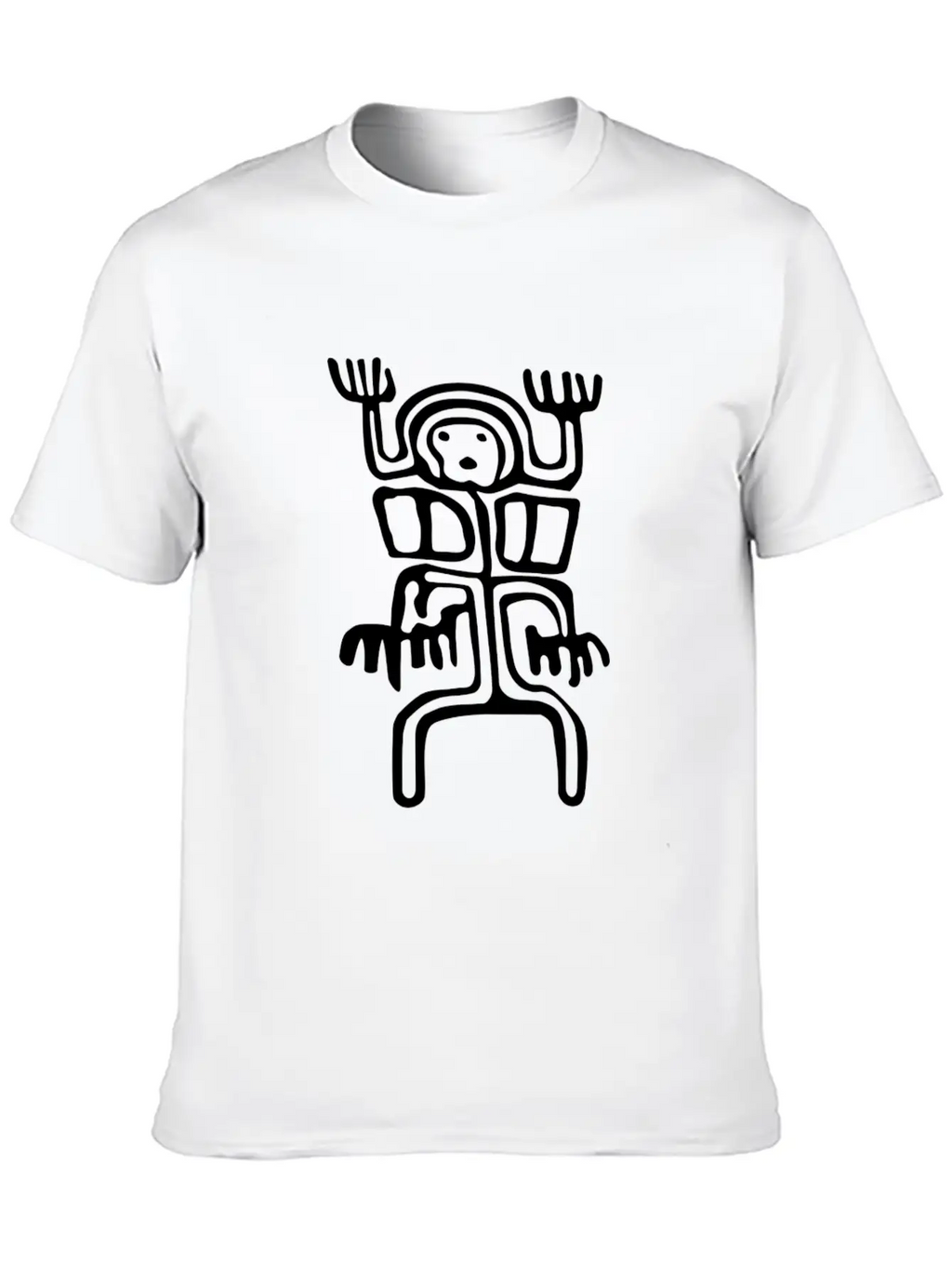 Mexican Person Ancient Tribal Art Tribe Floral Classic Cotton Tee – Unisex Comfort For Any Season