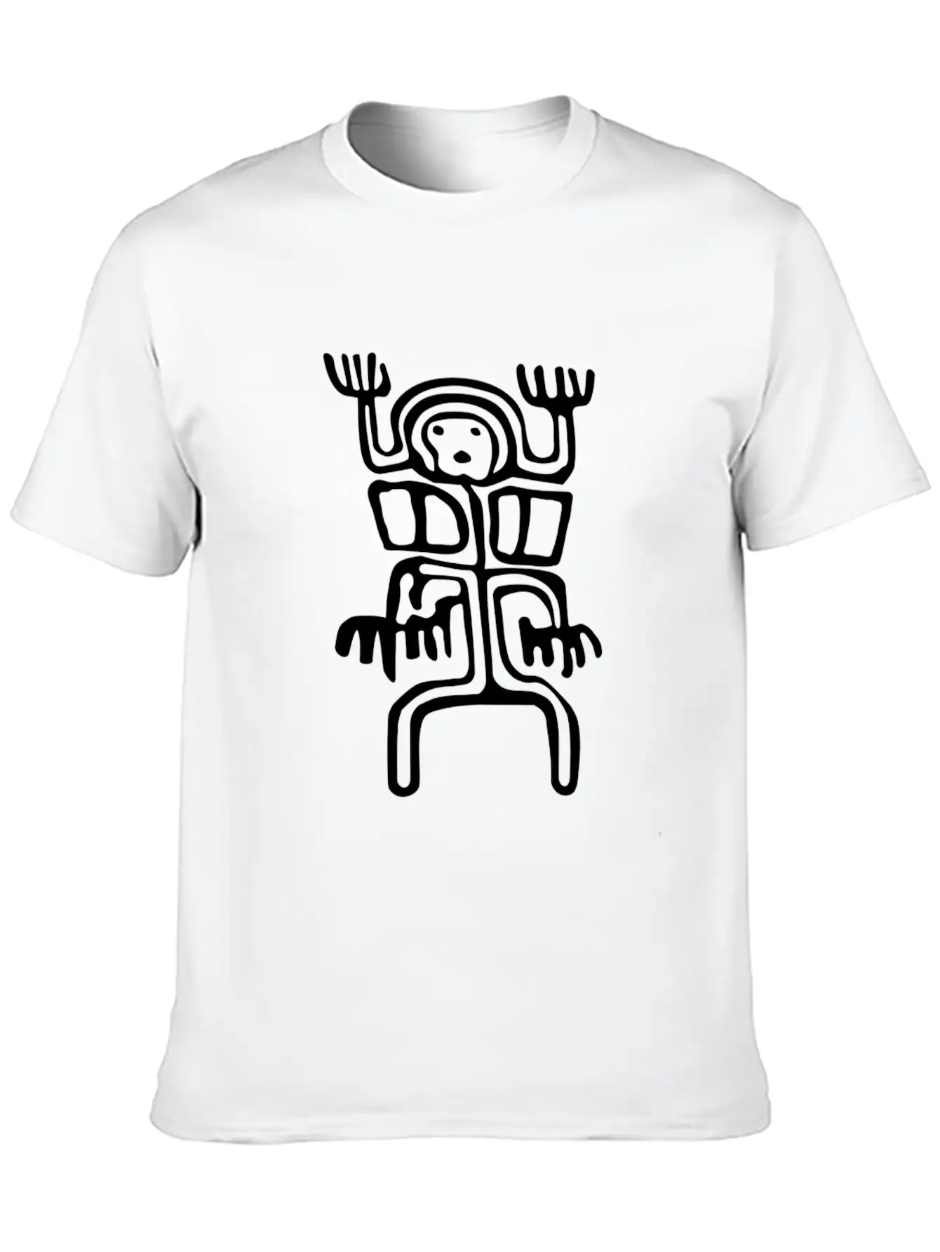 Mexican Person Ancient Tribal Art Tribe Floral Classic Cotton Tee – Unisex Comfort For Any Season