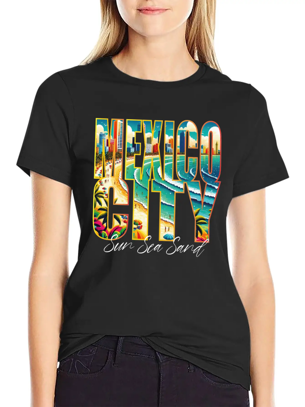 Mexico Beach Vacation For Urban Lovers Breathable Graphic T-Shirt – Perfect For Casual Days