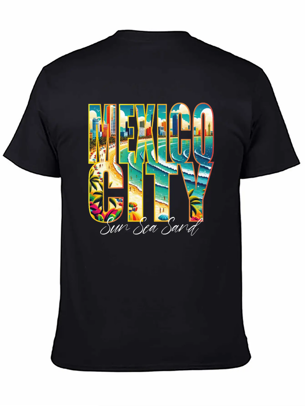 Mexico Beach Vacation For Urban Lovers Breathable Graphic T-Shirt – Perfect For Casual Days
