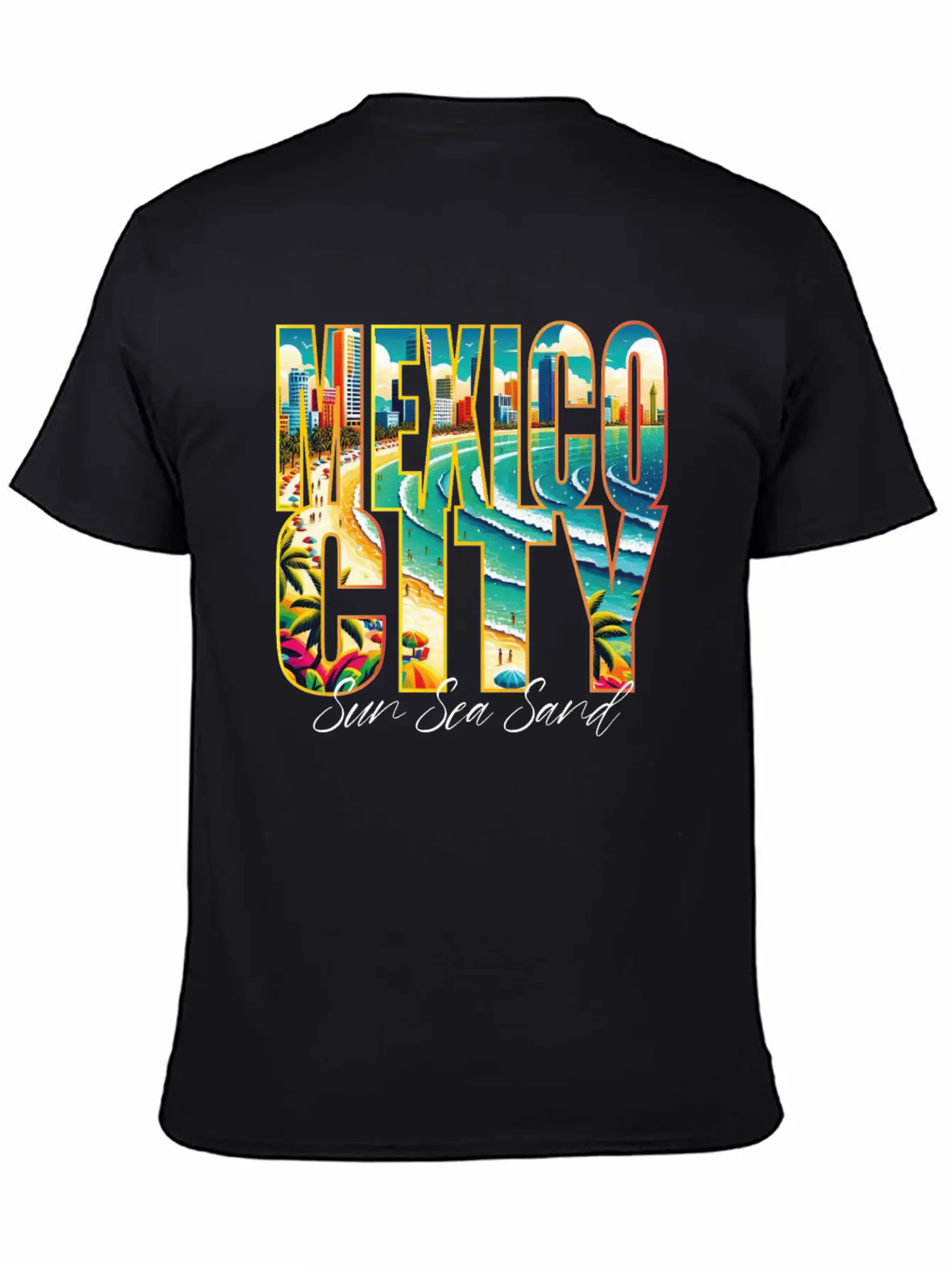 Mexico Beach Vacation For Urban Lovers Breathable Graphic T-Shirt – Perfect For Casual Days