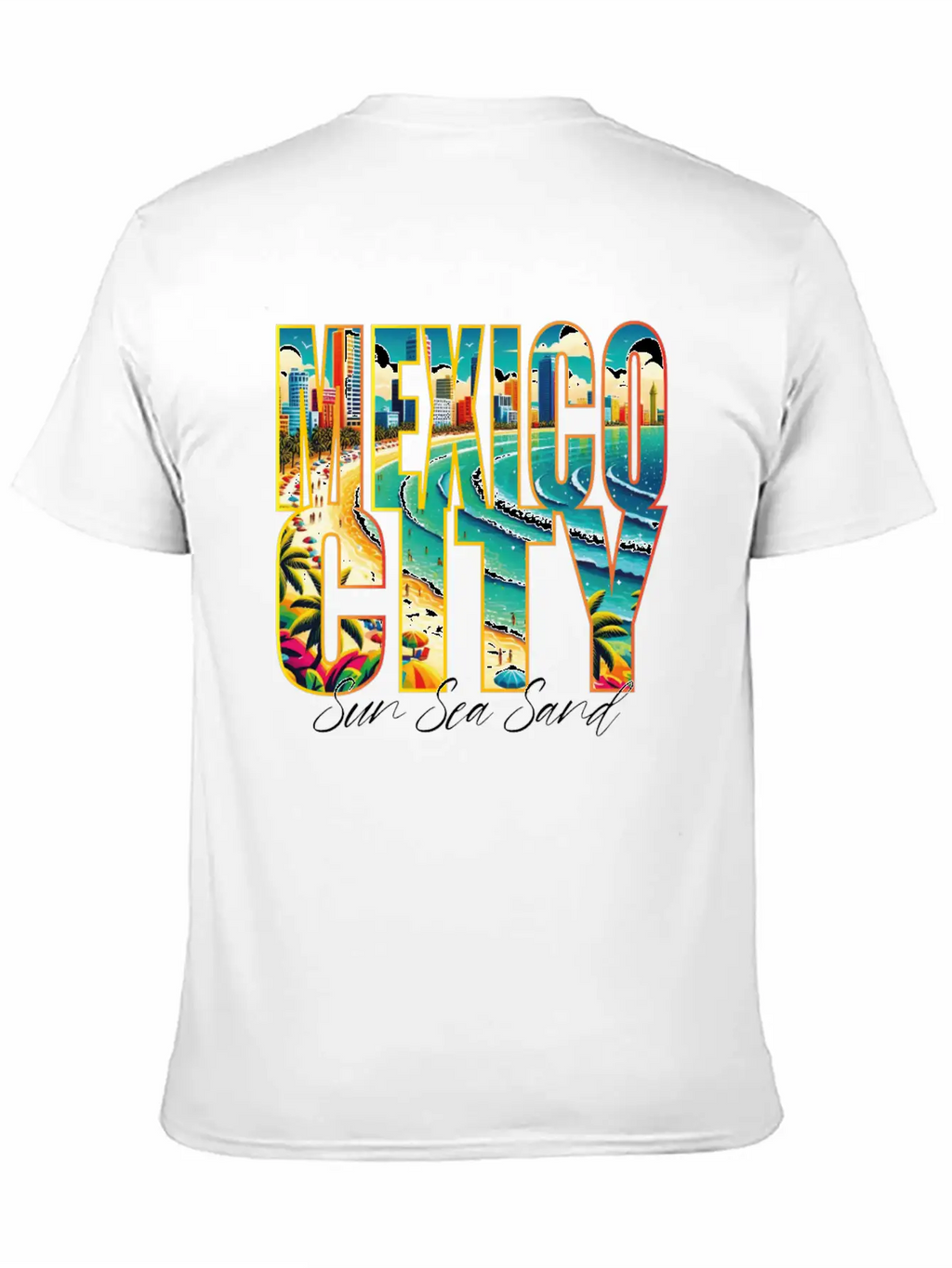 Mexico Beach Vacation For Urban Lovers Breathable Graphic T-Shirt – Perfect For Casual Days