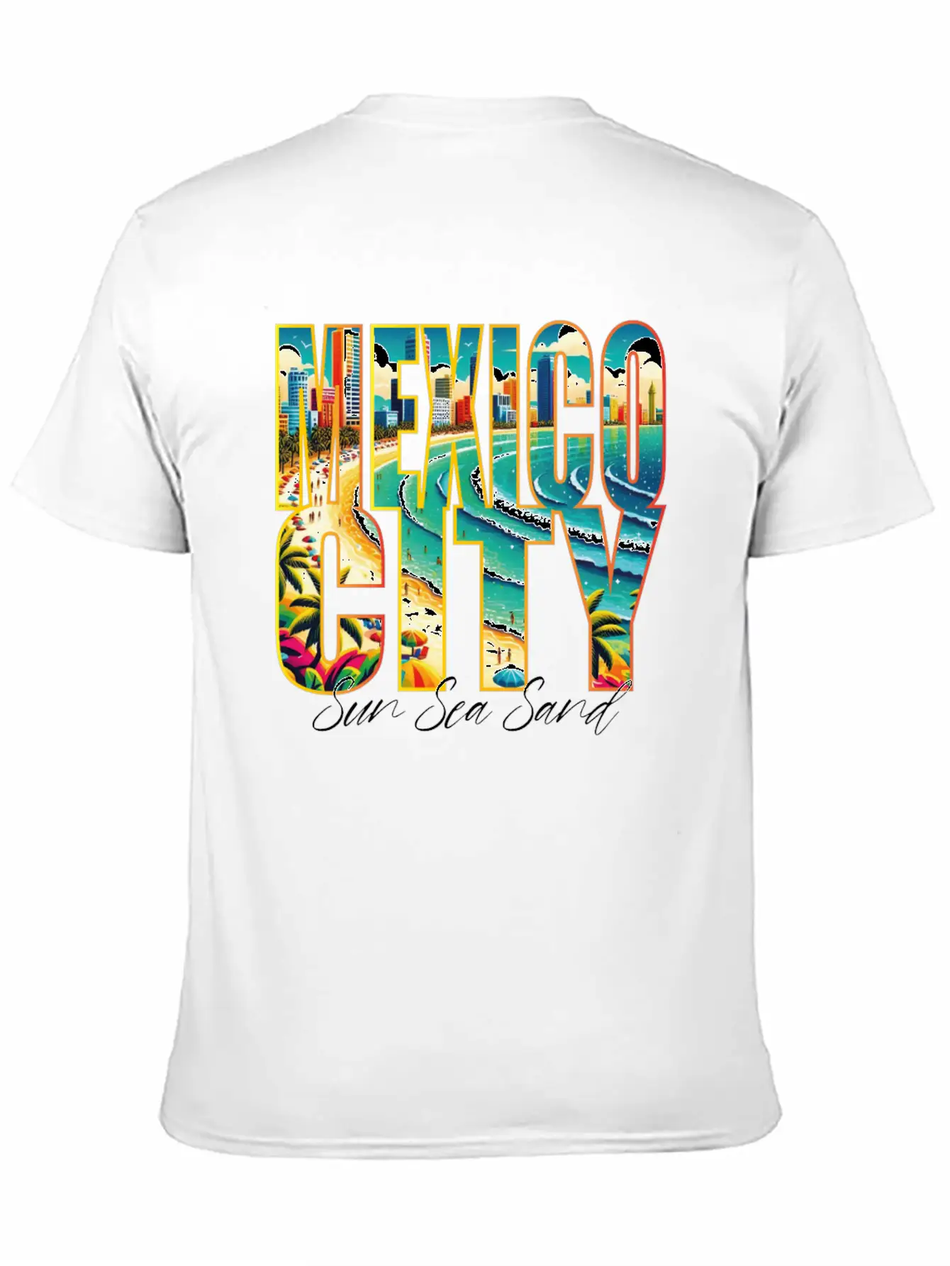 Mexico Beach Vacation For Urban Lovers Breathable Graphic T-Shirt – Perfect For Casual Days