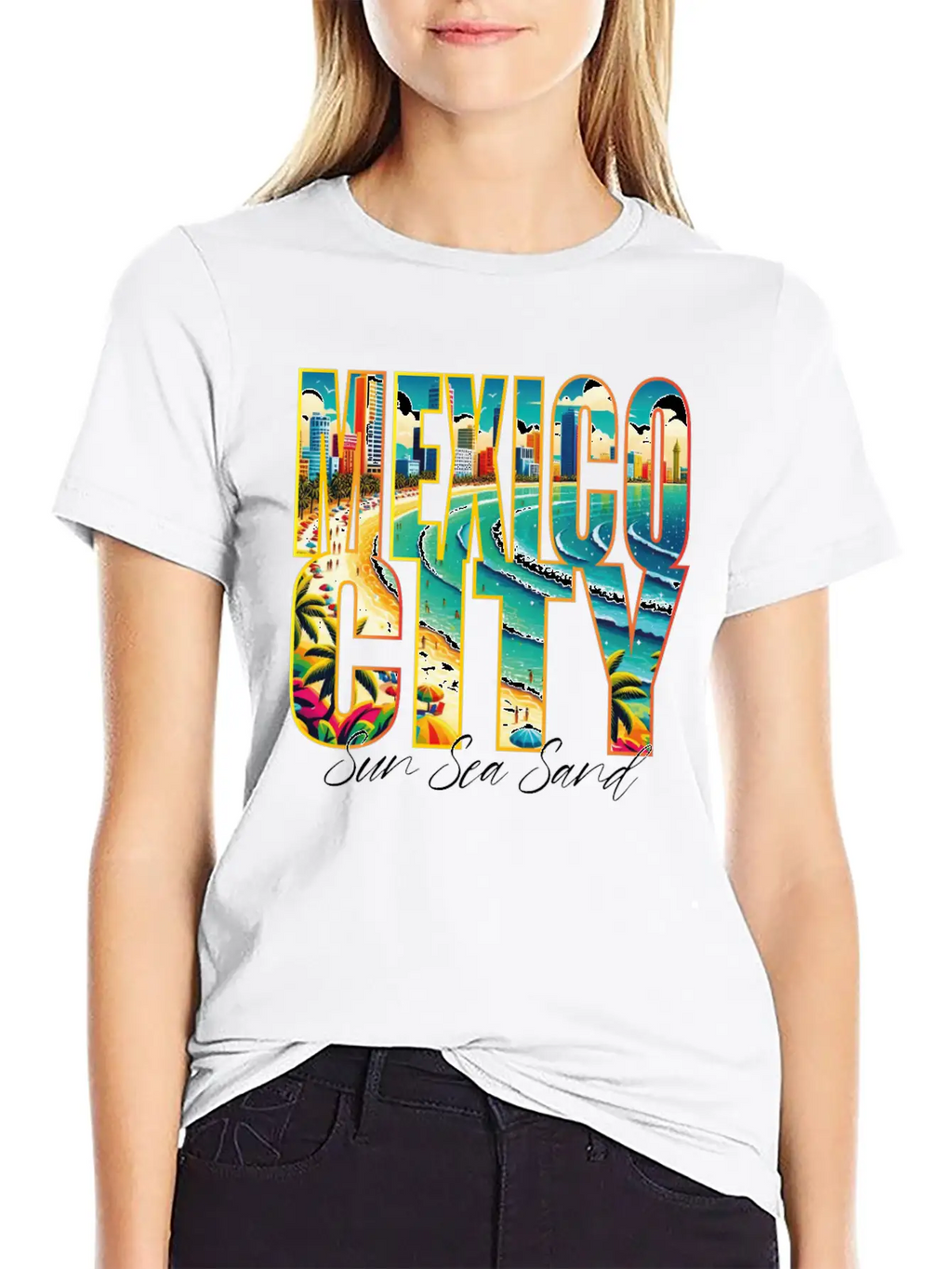 Mexico Beach Vacation For Urban Lovers Breathable Graphic T-Shirt – Perfect For Casual Days