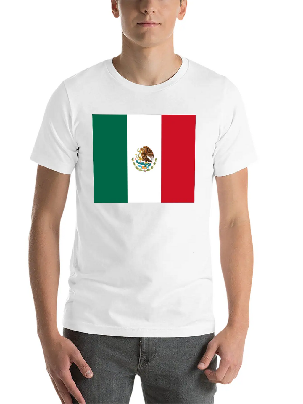 Mexico Flag Basic Graphic T-Shirt – Daily Comfort In Soft Cotton