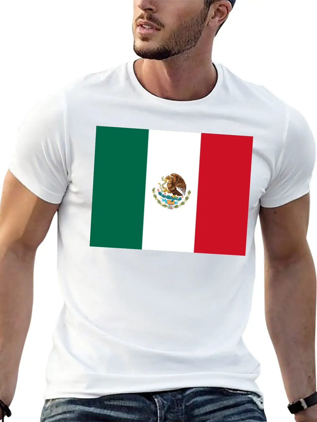 Mexico Flag Basic Graphic T-Shirt – Daily Comfort In Soft Cotton