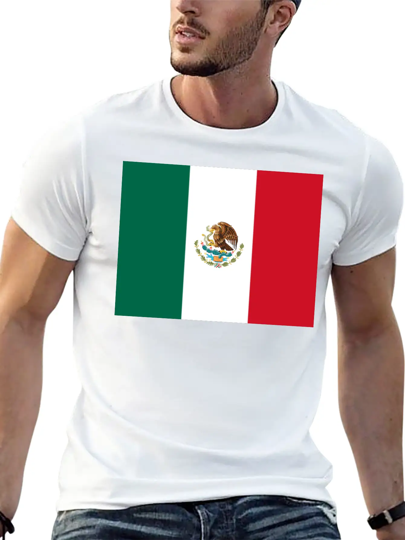 Mexico Flag Basic Graphic T-Shirt – Daily Comfort In Soft Cotton