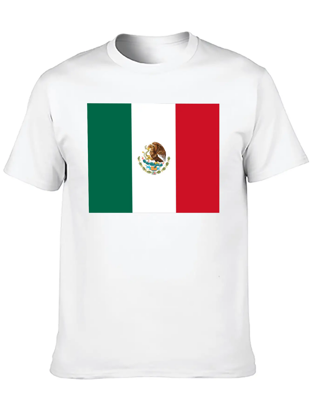 Mexico Flag Basic Graphic T-Shirt – Daily Comfort In Soft Cotton