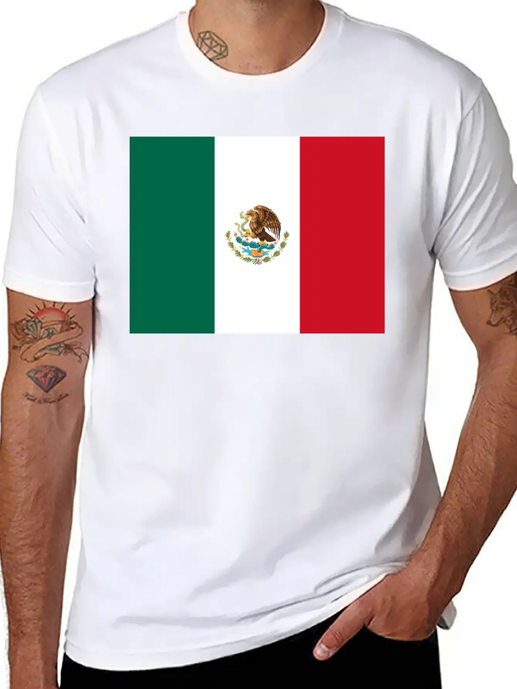 Mexico Flag Basic Graphic T-Shirt – Daily Comfort In Soft Cotton